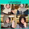Autumn Winter Wool Beanie With Neck Coverage For Fashionable Casual And Sports Use