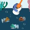 Imitation Magnetic Dinosaur Fishing Plate Toys Play Rod Game Toys For Children Baby Montessori With Rod Kids Educational Gift
