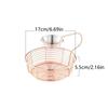 Creative Snack Basket Organizer with Hanging Sauce Cup for Stainless Steel Display