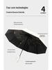 23" Double Rib Dual-Use Automatic Umbrella: Sun & Rain Protection for Two