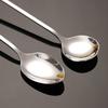 304 Stainless Steel Spoons Long Handle Coffee Stirring Spoon Ice Cream Scoop Set Teardrop Mixing Tool for Cocktail Shaker