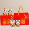 Creative Ruyi Lion Decor Ornaments for Living Room & Entrance - Resin Housewarming & Opening Gifts