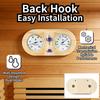 Sauna Temperature Gauge 15 Minute Sand Timer Moisture Monitor Wall Mount Wooden Thermometer and Hygrometer for Indoor Home
