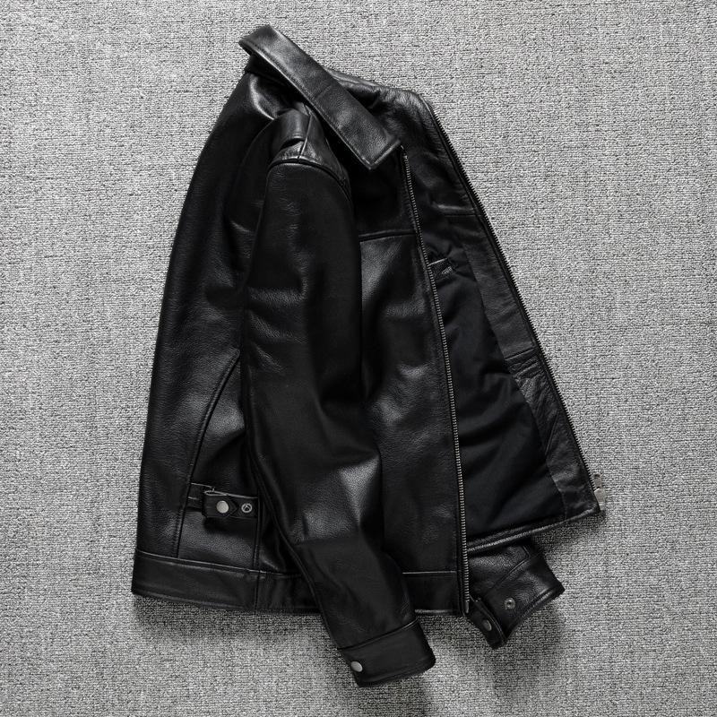 PU Leather Jacket Men's Business Casual Autumn and Winter Large Size Jacket