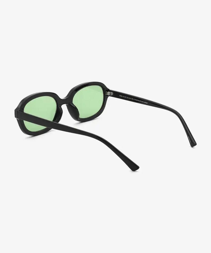 Seutailwokeu Green Tint Oval Style Work Tr90-16 C1_Green Style Work Sunglasses