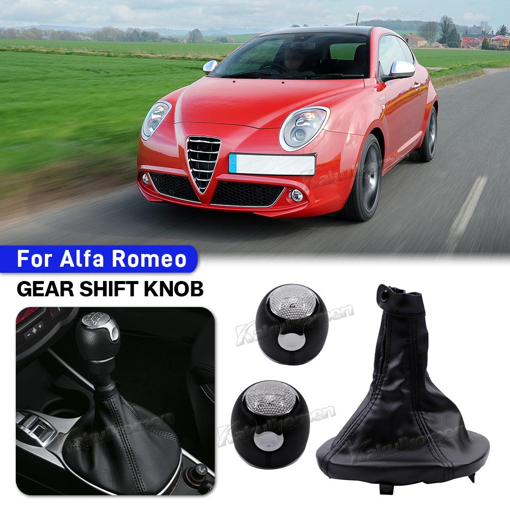 NEUER 5/6-Gang Auto-Schaltknauf Schalthebelkopf Passend für Alfa Romeo Mito 2008 2009 2010 2011 2012 2013 2014 2015 2016 46313439