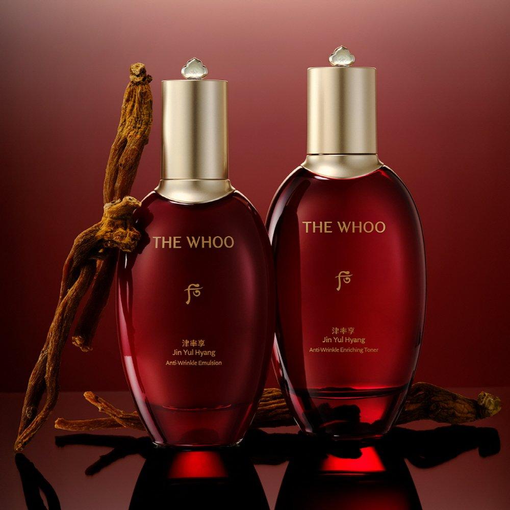 Jinyulhyang Anti-wrinkle 2-piece Set Toner 150ml / Emulsion 110ml