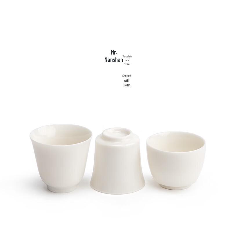 Nanshan White Porcelain Bell Tea Cup