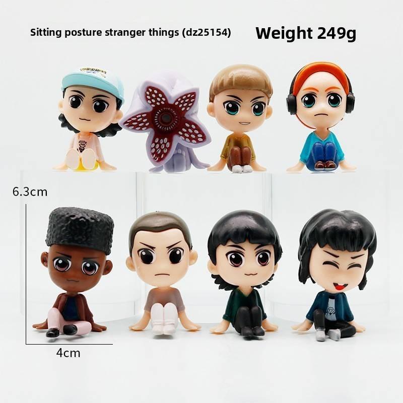 Stranger Things Collectible Figure Pack With Assembly For Kids And Fans