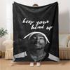 1ks 2Pac Hip Hop Deky Měkká Lehká Pro Všechna Roční Období Víceúčelový Přehoz na Pohovku, Postel, do Kanceláře & na Pikniky, Francouzský Styl s Ikonickým Obalem Alba & Citáty