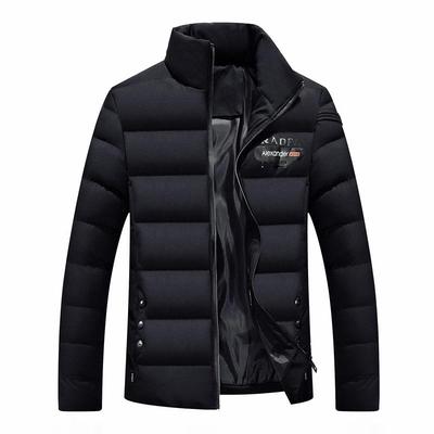 Winter Men's Thickened Korean Slim Stand Collar Casual Stand Collar Cotton Clothes