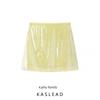 Kaslead New Arrival Women's Clothing Fashion Style Stylish Simple and Versatile Sequin Narrow Waist Ultra Short Fashionable Skirt