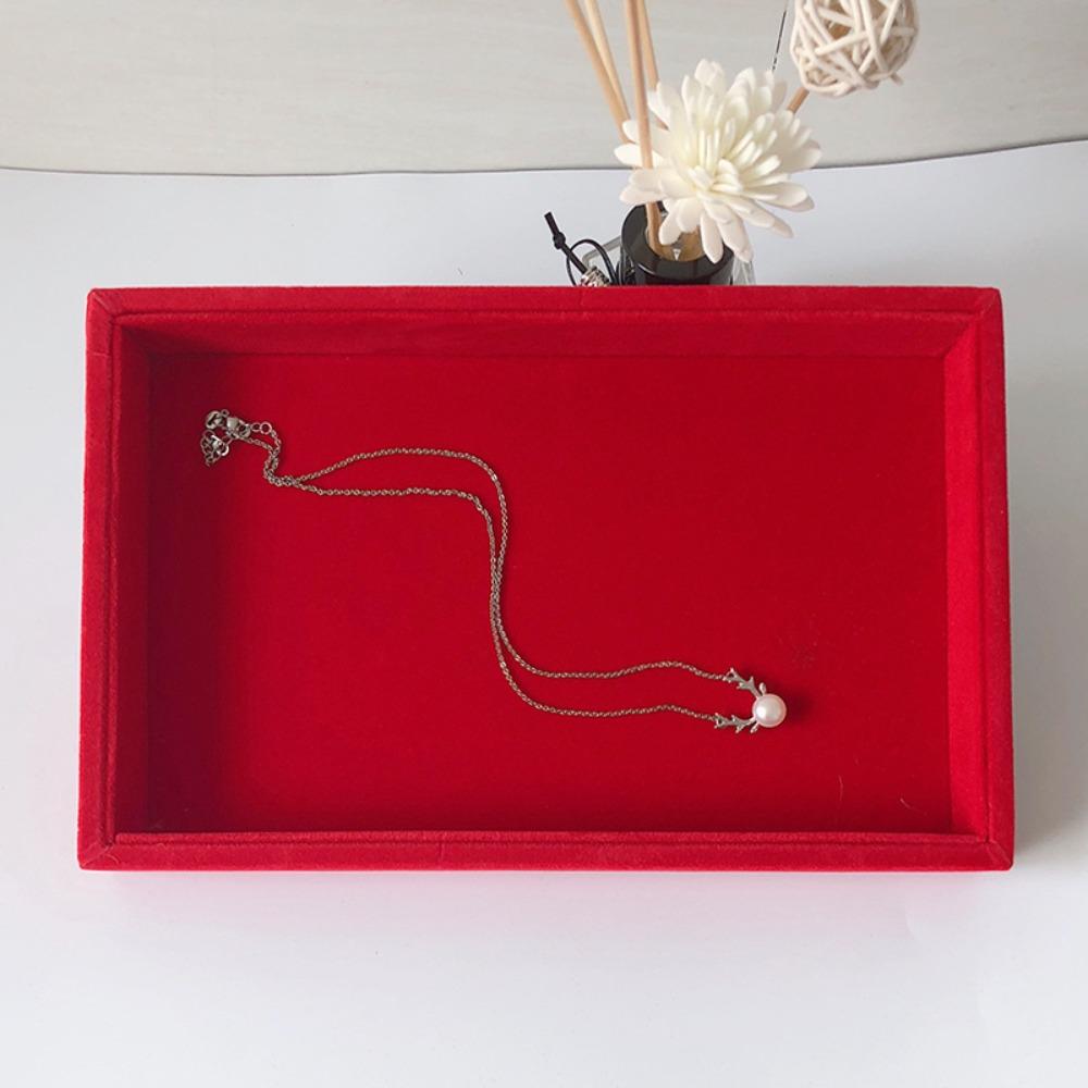 Small Fleece Ring Plate, Stud Earrings, Earrings Plate, Empty Plate, Jewelry Display Rack, Jewelry Storage Box, Tray.
