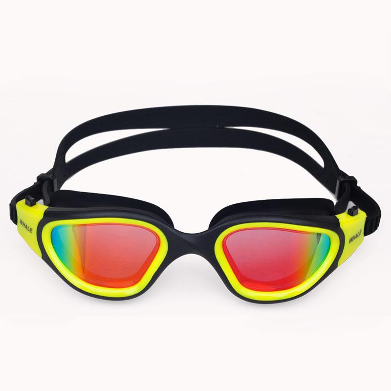 

Очки для плавания Whale Silicone для бедных Очки для плавания Anti-fog UV Очки для плавания для мужчин и женщин