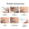 Blackhead Remover Squeeze Acne Nål Pinsett Alema Blackheads Cell Clip 5 Extractor Pimples Comedon Black Dots Nese Talg Tool