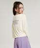 Leijibi Cotton Candy String Oversized Women'S Long Sleeve Rash Guard Coconut Milk