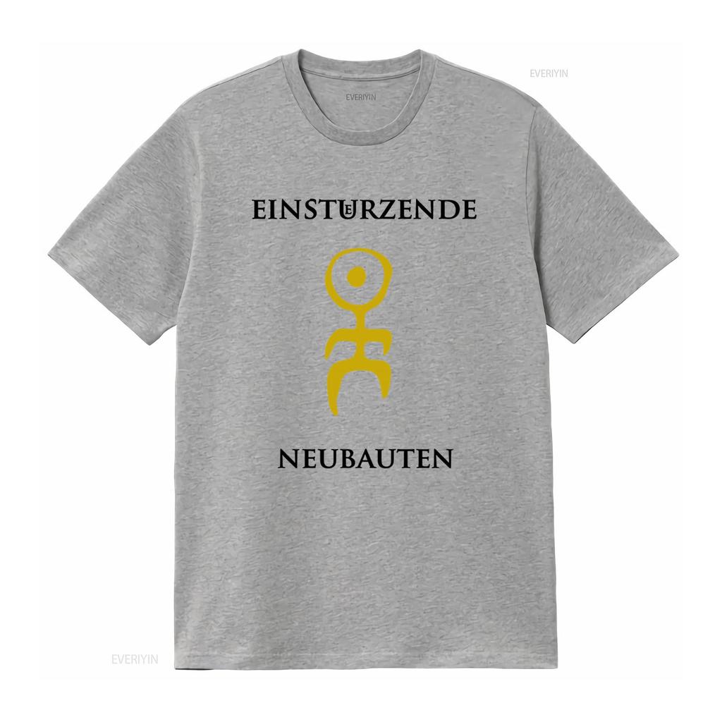 Einstürzende Neubauten Band Logo Print Mens T Shirt Fashion  vintage Washed fashion Soft Breathable Comfortable Unisex Casual