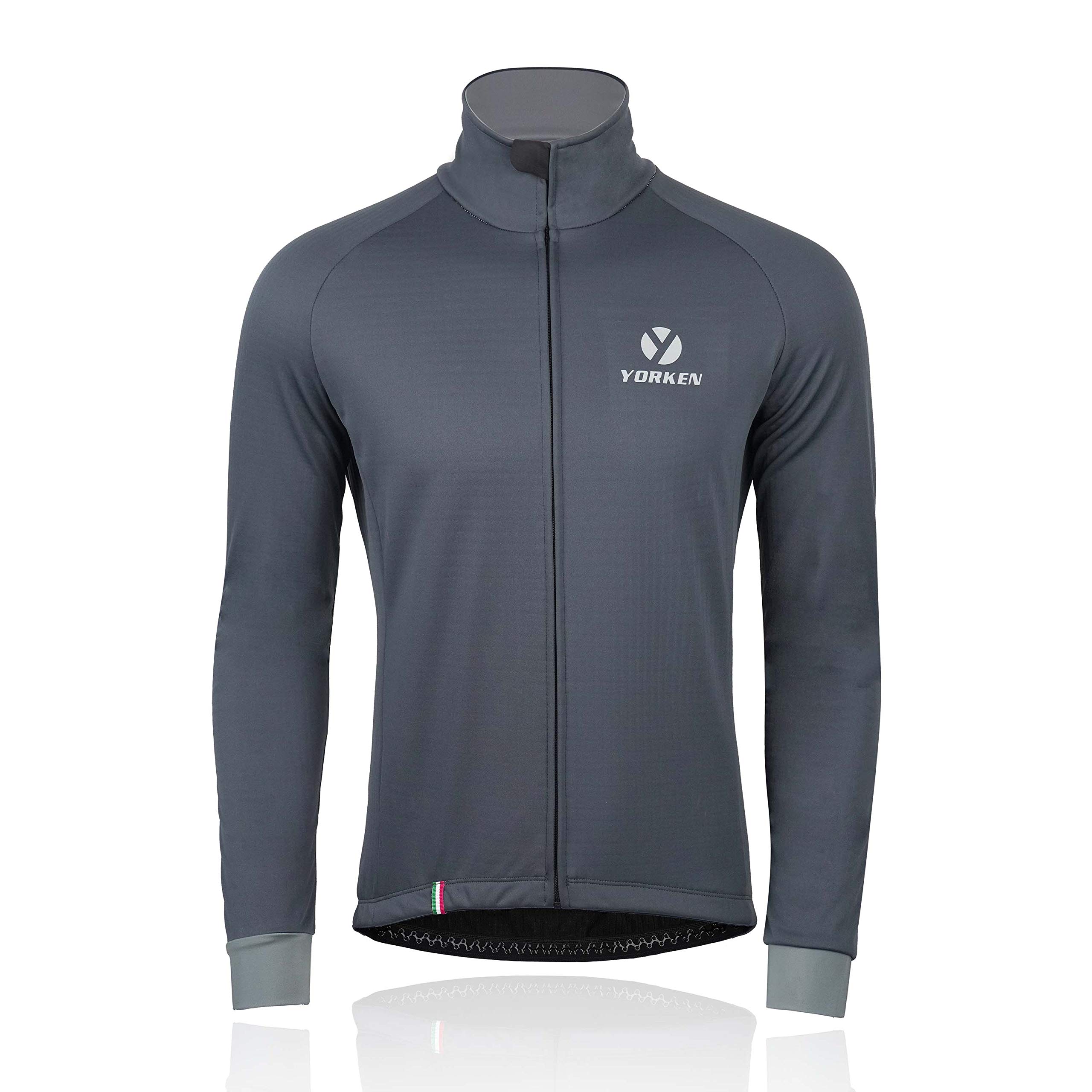 

YORKEN Cold Suitable for XL Windbreaker, Fleece-Lined, Weather, 0°C (0°C), YK-WFP-001, Gray, серый