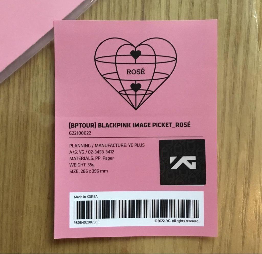 [USED] BLACK PINK "BORN PINK" World Tour SEOUL/Rosé Fan
