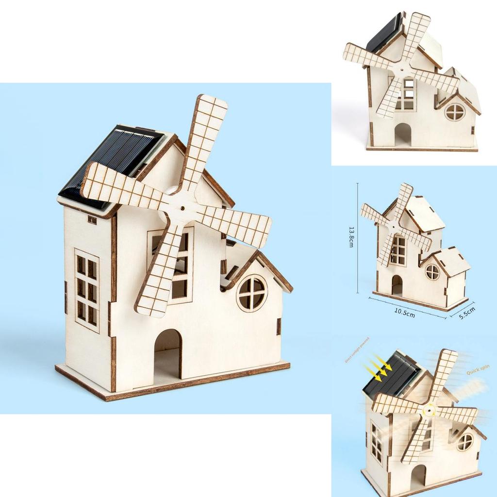 Science Experiment Solar House Diy Kit For Kids Educational Physics Toy