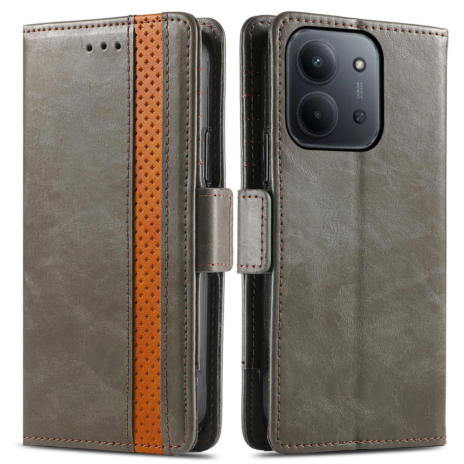 

CASENEO Phone Cases For Xiaomi Poco C85 4G (173mm) / Redmi 15C 4G (EU) (173mm) / 15C 5G (EU) (173mm) PU Leather Cover Stand with RFID Blocking Wallet