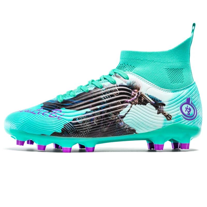 Men Soccer Shoes Society Football Boots Casual Professional Top Quality Long Spikes Sports Cleats Boy Sport Wear Football Boots