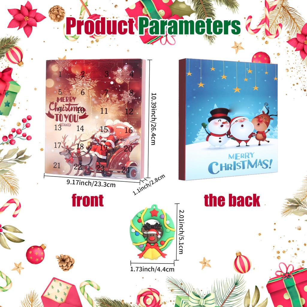 Christmas Party Pvc 3d Hanging Decorations For Advent Calendar And Holiday Festivities