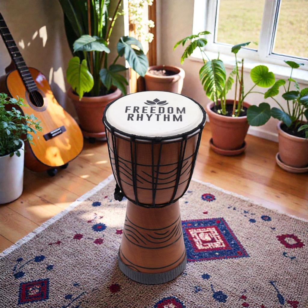 Small Pro Djembe Drum – Freedom Rhythm (high) – Small 30cm (15cm Diia)