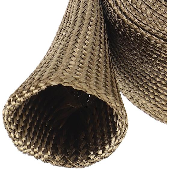 Hose HeatShield Sleeve, 9.8FT Wire Heat Basalt Fiber Fireproof Exhaust Pipe Wrap for Motorcycle and Car, Heat Protectors