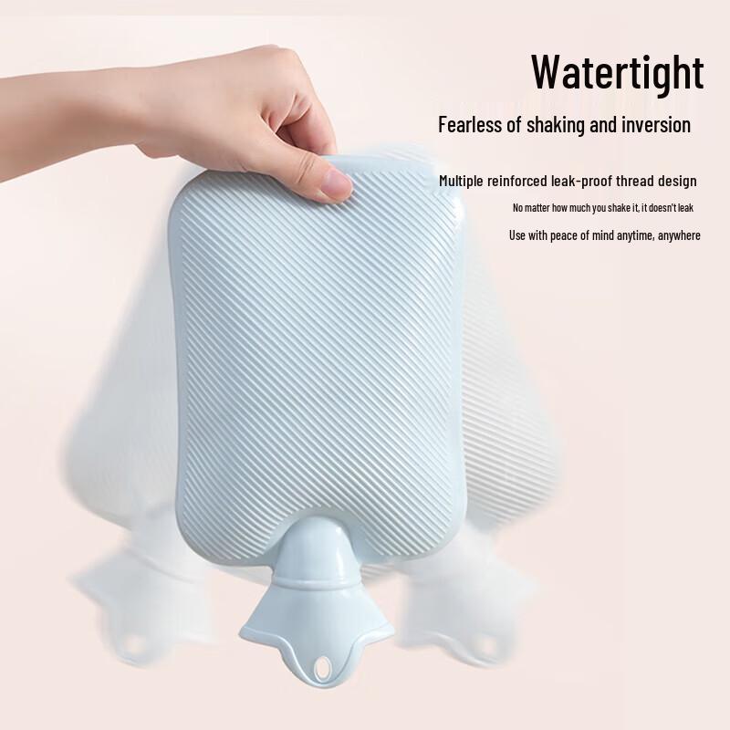 Lexueer Large Hot Water Bottle with Plush Cover