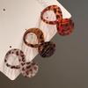 Chic Leopard Print Flat Abalone Claw Clip for Women, 2025 High-End Non-Pressing Duckbill Hair Accessory.