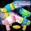 Internet-Famous Angel Bubble Gun, 40-Hole Bubble Output, Automatic Bubble Machine, Party Atmosphere Must-Have