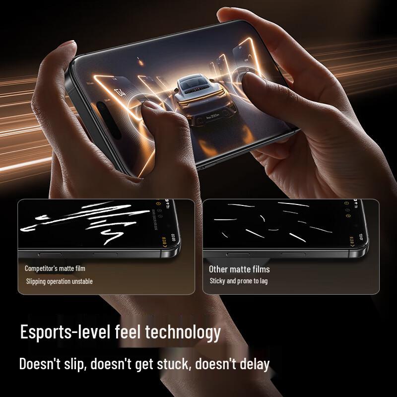 Shine Armor Matt Anti-Fingerabdruck Gehärtetes Glas Displayschutz (2er-Pack)