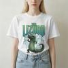 Hoppers Tom Hagedis Retro Cartoon T-shirt Unisex Unisexs Puur Katoen Casual T-shirts Ronde Hals T-shirts Korte Mouw Tops Feest