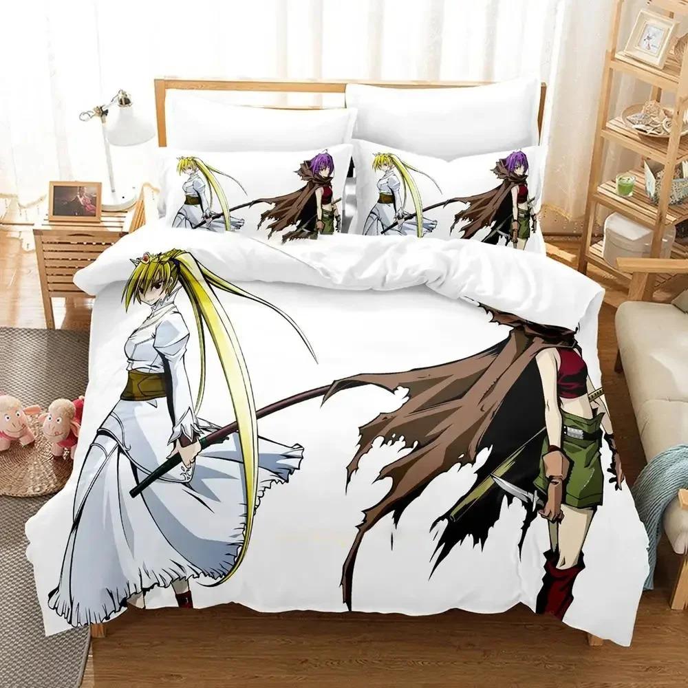 Anime Murder Princess Bedding Set Duvet Cover Bed Set Quilt Cover Pillowcase Comforter King Queen Size Boys Adult Bedding Set