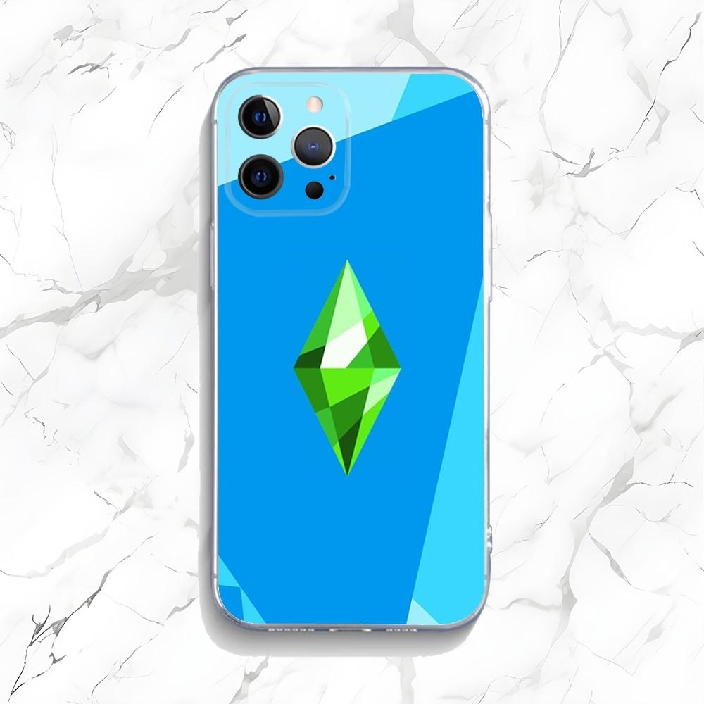 

The Logo S-Sims 4 Phone Case For iPhone 15,14,13,12,11 Plus,Pro,Max,XR,XS,X,7,8 Plus,SE,Mini Transparent Silicone Soft iPhone12mini
