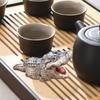 Crocodile Figurine Tea Pet Sculpture for Home Office Decor