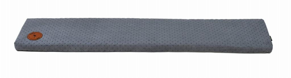 Cleo Gray Quilted Window Sill 50 X 20 X 3