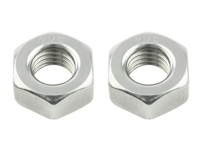 POSH M10 900910-S2 Motorcycle Goods Stainless Steel Nut P1.5 Pack of 2 Silver