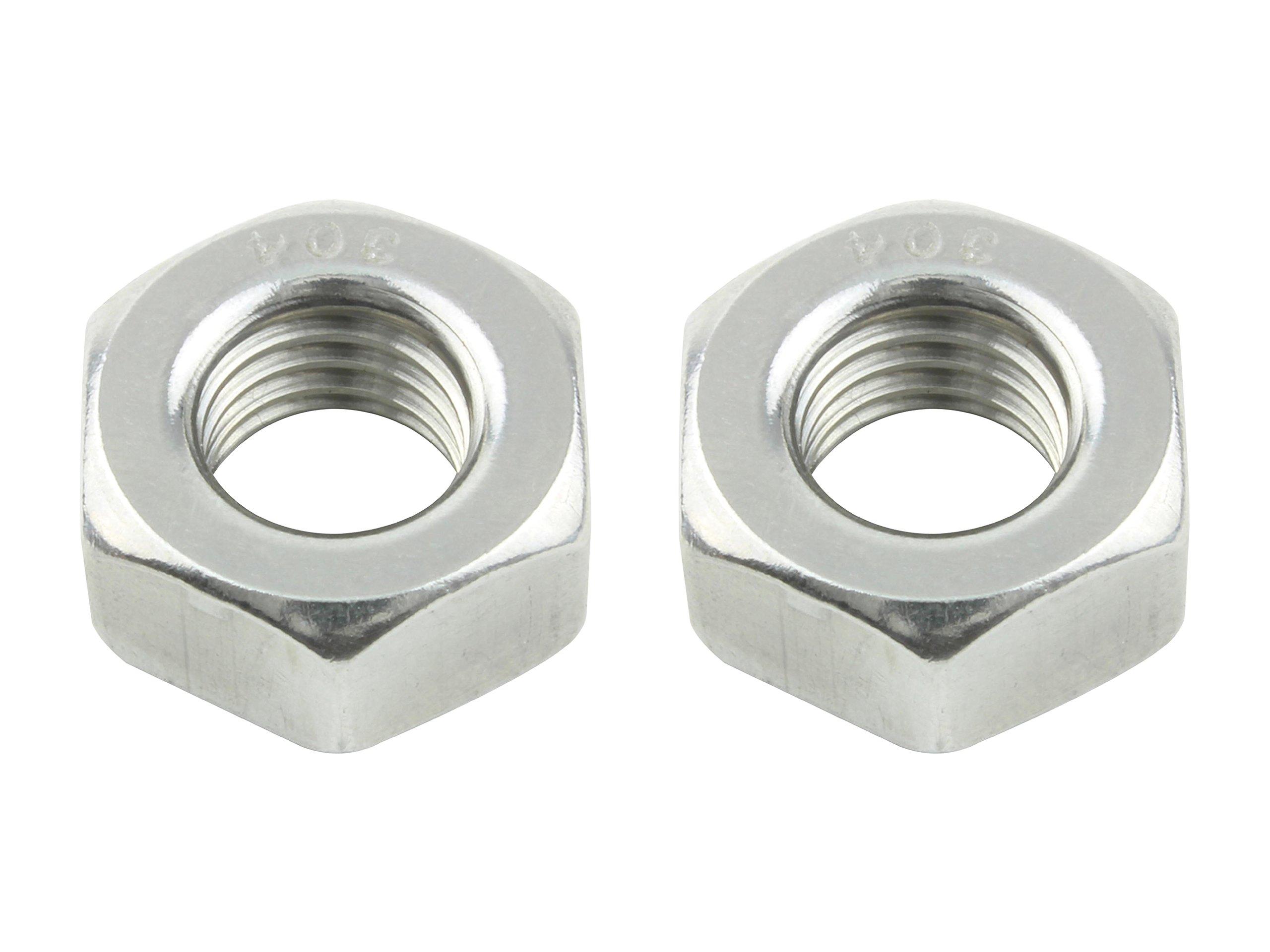 

POSH M10 900910-S2 Motorcycle Goods Stainless Steel Nut P1.5 Pack of 2 Silver M10/P1.5 серебряный