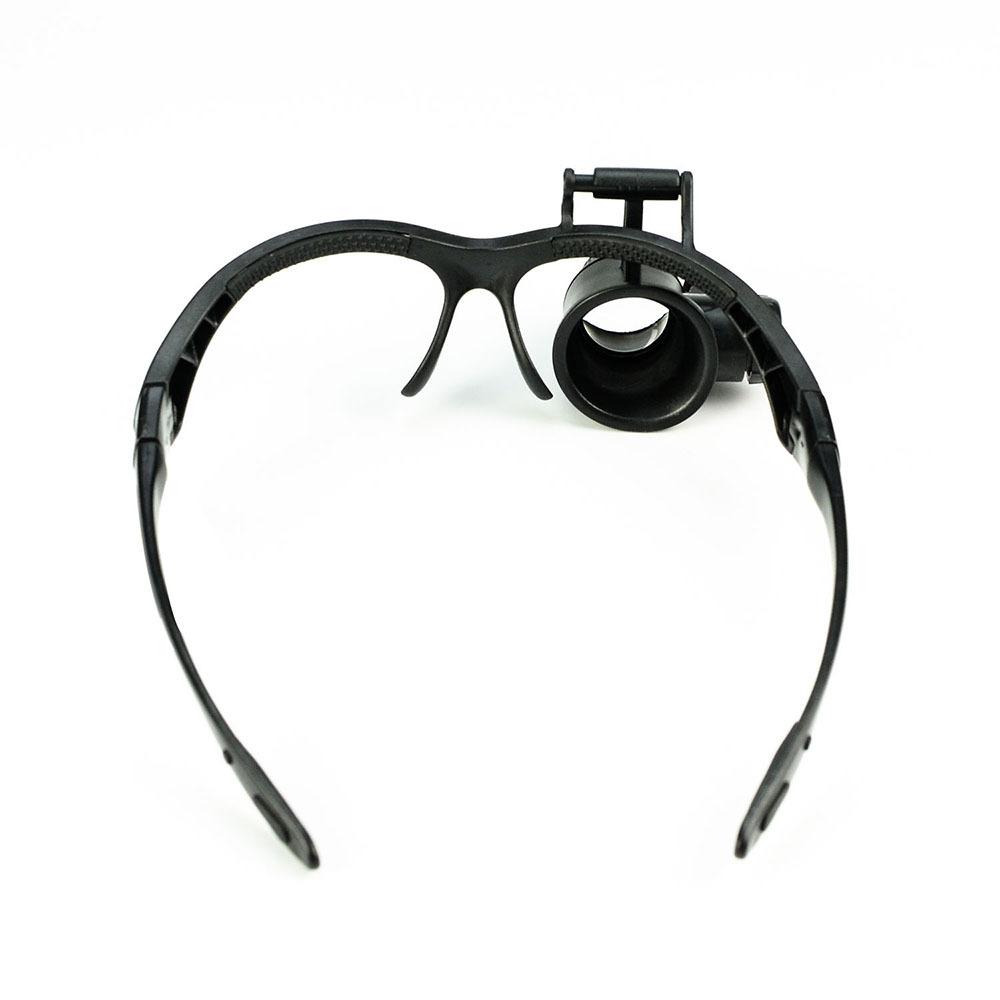 Headband Magnifying Glasses 10X 15X 20X 25X Loupe with Led Monocular Eye Mask Magnifying Glass Replaceable Lens