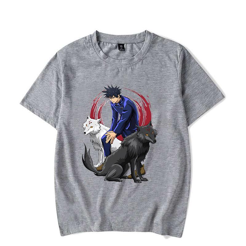 New Fushiguro Megumi Print Short Sleeve T Shirts Men Men Shirts Summer Short Sleeved Anime T-shirts Comfy Soft Shirts Loose Tops
