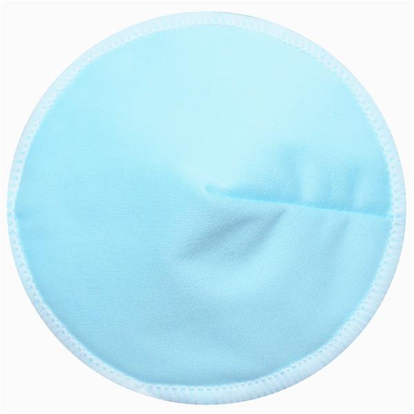 

2 шт., мягкие моющиеся многоразовые накладки из бамбукового волокна для кормления грудью, абсорбент для грудного вскармливания, водостойкая тканевая прокладка для сухости небесно-голубой
