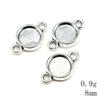 Valentine's Day Accessories For Making Jewelry Fit Round 12mm Glass Cabochon Base Setting Tray Accessories Parts Women's Clothing Bag Accessories