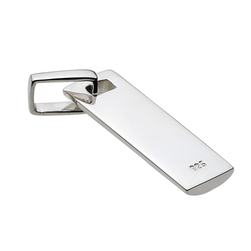Figmart Schlichter Plattenanhänger [Silberaccessoire] fp0280