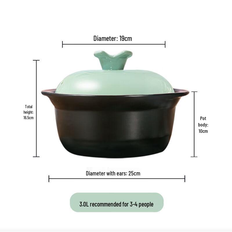 Amos 3L Spodumene Ceramic Multi-Stove Stew Pot