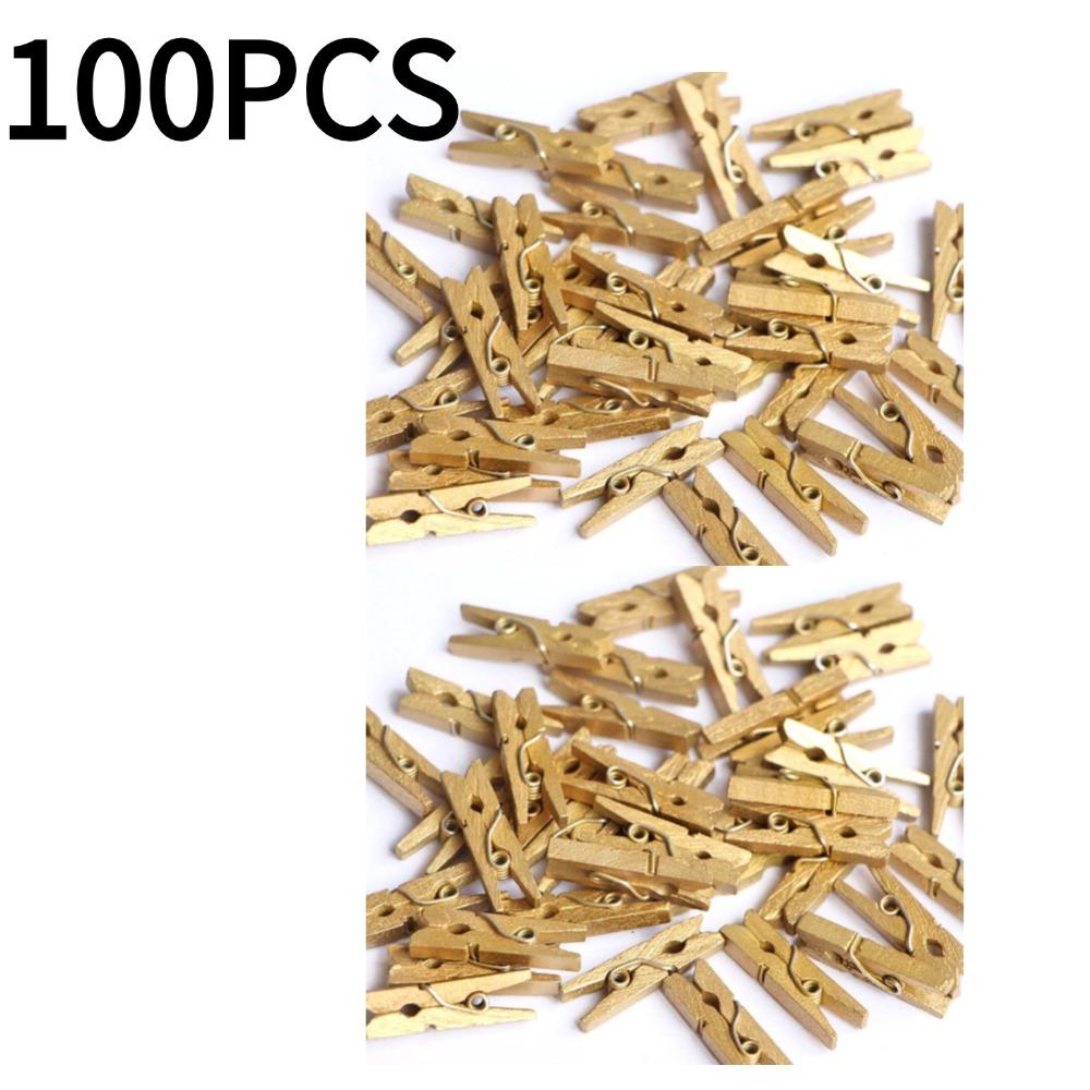 50/100 pcs Clothespin DIY Wedding Party Wooden Clips Pegs Dropshipping Mini 25mm Natural Wooden Clips Photo Clips