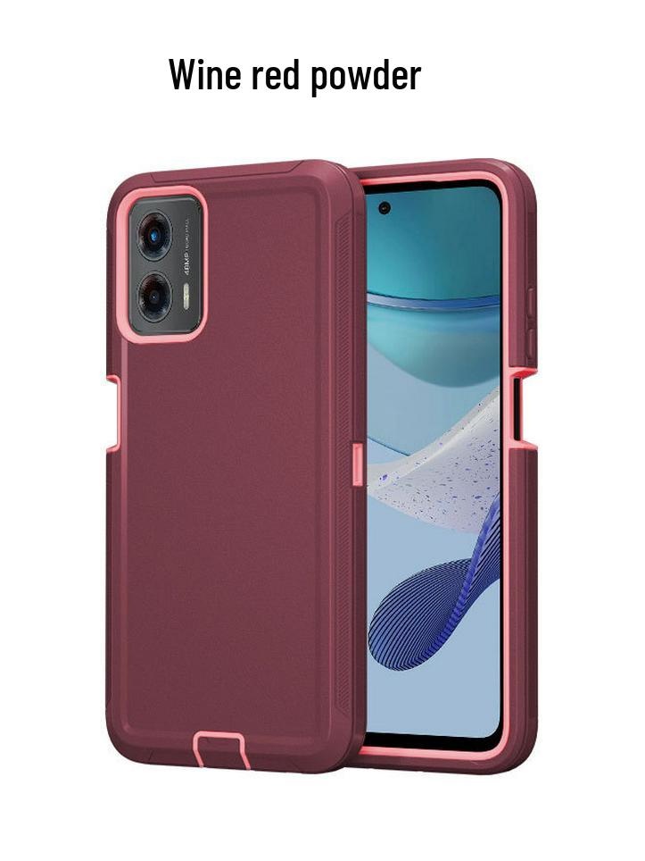 Moto G Power 5G 2024 Drop-Proof Protective Case, Three-in-One Design, Cross-Border Compatible.