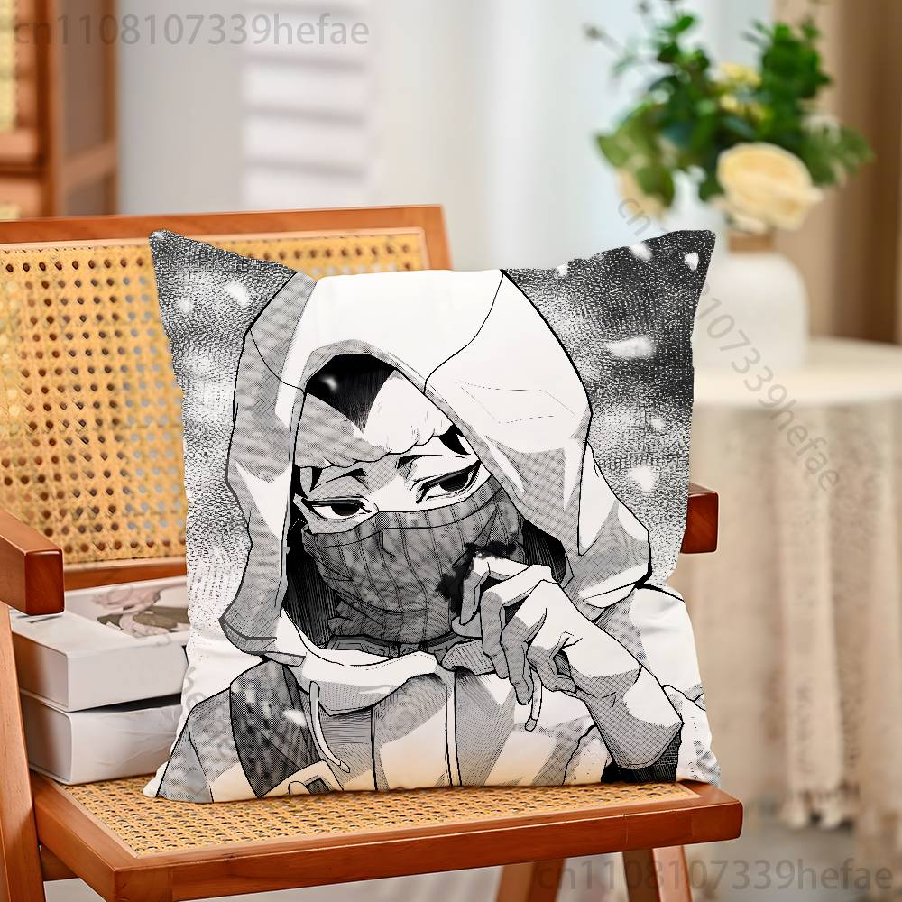 RRecord of Ragnarok Print Polyester Pillow Case for Valentine gift Home Sofa Cushion Cover Decoration Custom