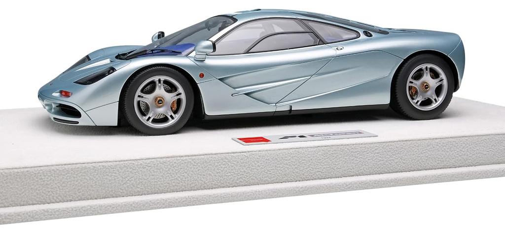 EIDOLON Scale McLaren F1 Road Car 1994 Pale Blue Metallic Finished Model EML073D Make-up 1/18